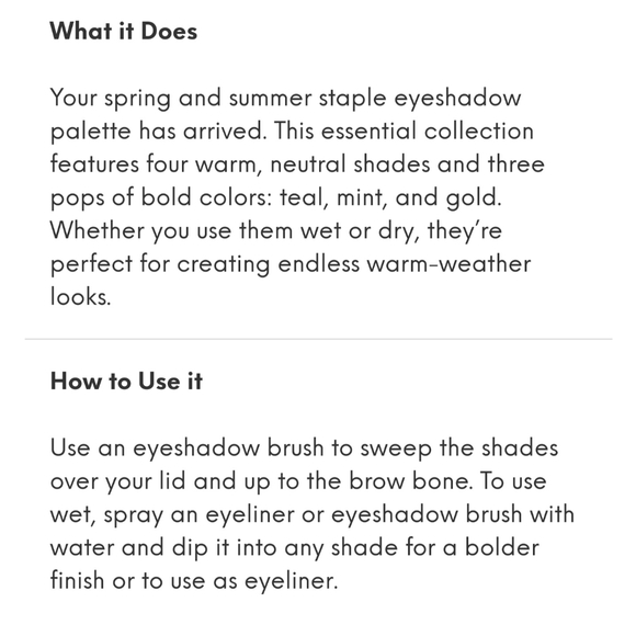 🧜‍♀️ Sirena Wet & Dry Eyeshadow Palette - Picture 8 of 9